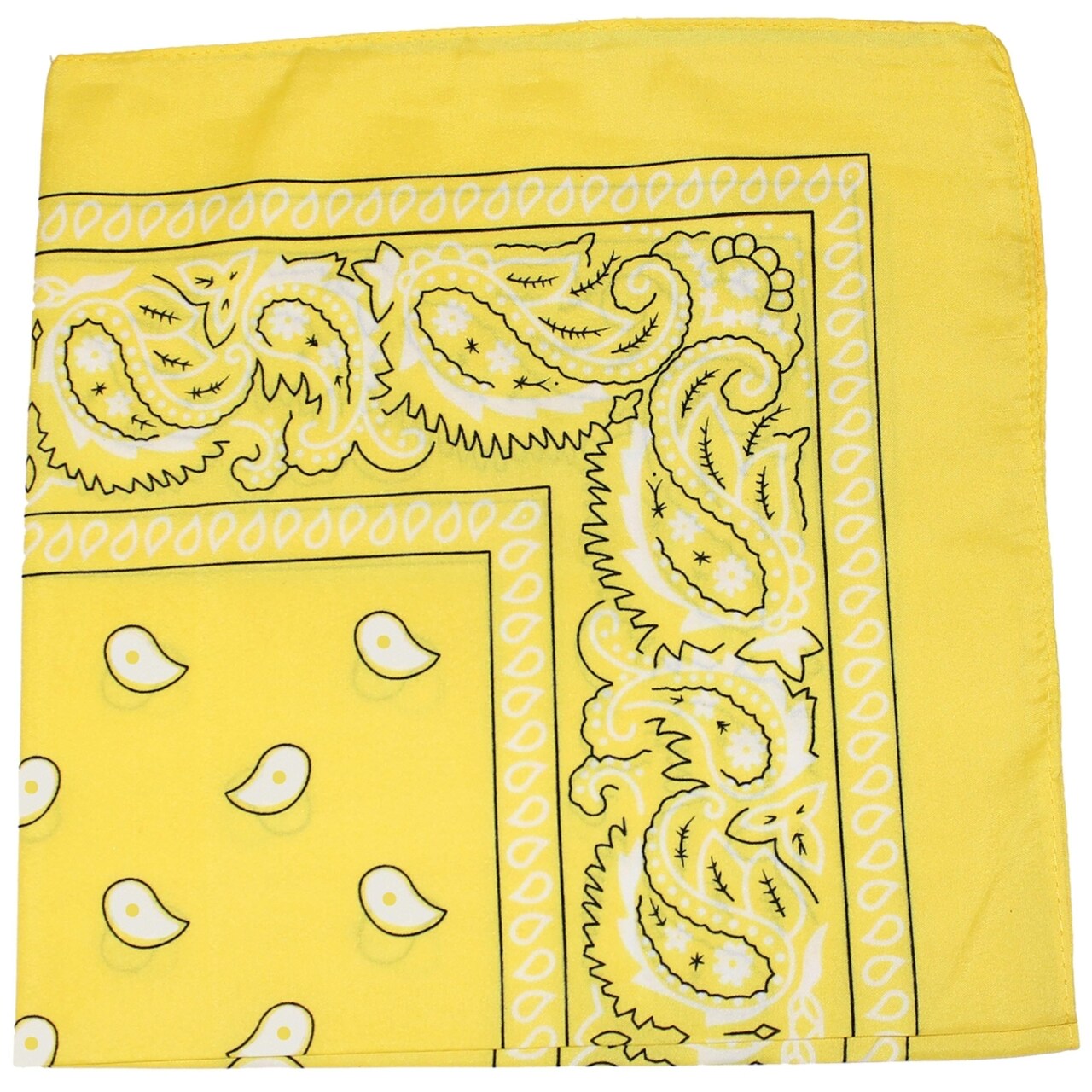 Paisley Bandanas 5 Pack 100% Polyester 21"X21" Unisex Multi-Color Accessories
